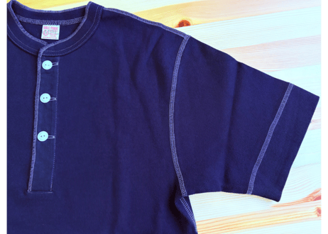 リアルマッコイズ THE REAL McCOY'S  JOE McCOY ヘンリーアンダーTシャツ38-40 黒　男女兼用