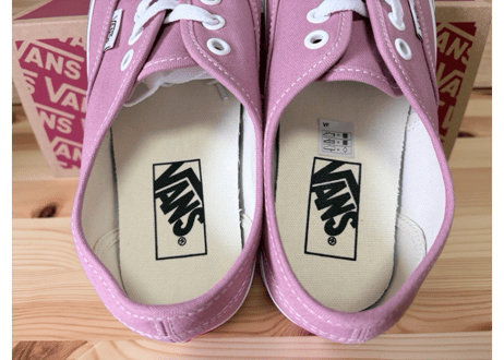バンズ　VANS オーセンティック　Theory Foxgloveピンク　レディーススニーカー23.5cm