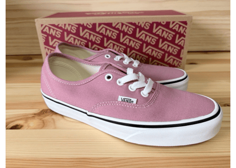 バンズ　VANS オーセンティック　Theory Foxgloveピンク　レディーススニーカー23.5cm