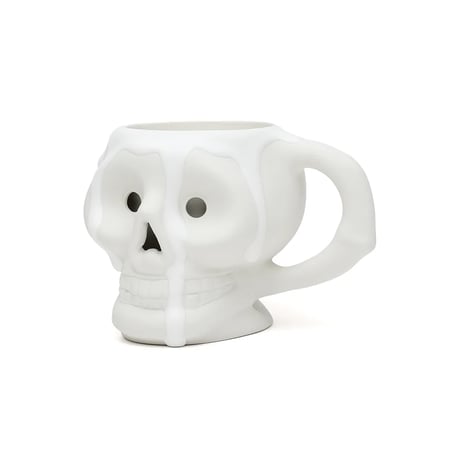 ATTRACTIONS SKULL MUG WHITE