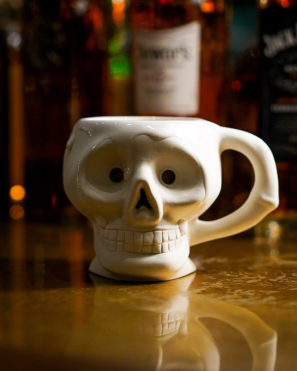 OLDMOUNTAIN×ATTRACTIONS 波佐見焼 スカルマグ ATTRACTIONS SKULL MUG WHITE | OLD THEATER ONLIN
