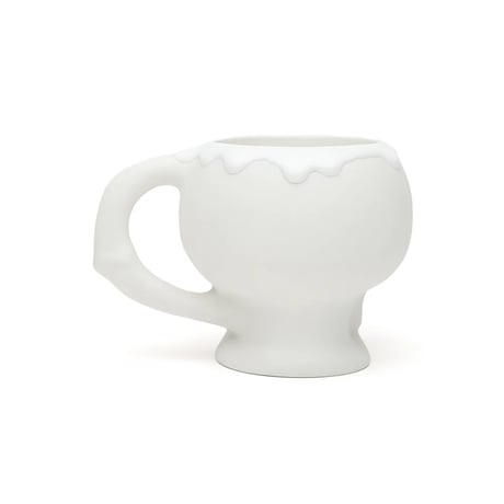 ATTRACTIONS SKULL MUG WHITE
