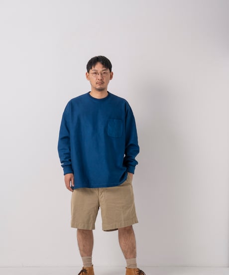 Super Epic Long Sleeve Tee　　　　　［本藍（濃） / 天然藍染］99