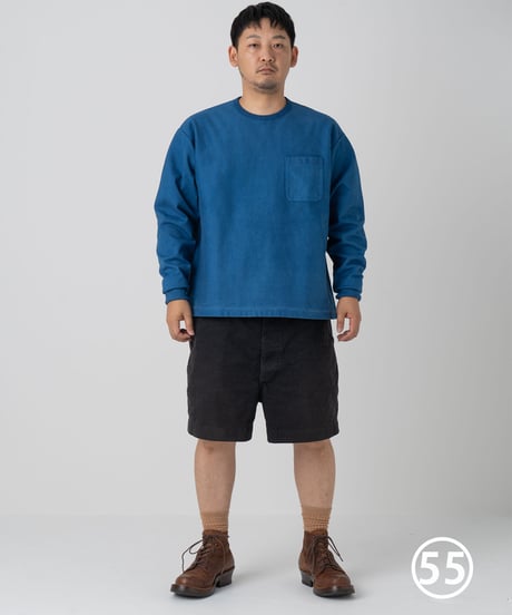 Super Epic Long Sleeve Tee　　　　　［本藍（淡） / 天然藍染］55