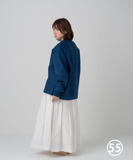 Super Epic Long Sleeve Tee　　　　　［本藍（濃） / 天然藍染］55