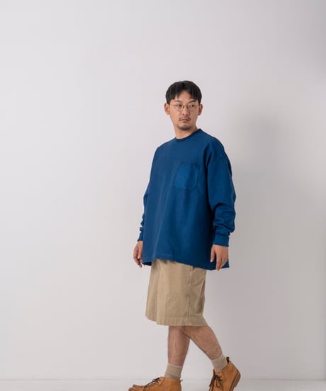 Super Epic Long Sleeve Tee　　　　　［本藍（濃） / 天然藍染］99