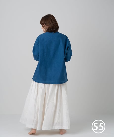 Super Epic Long Sleeve Tee　　　　　［本藍（淡） / 天然藍染］55