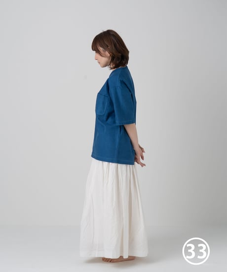 Super Epic Tee　　　　　　　　　　［本藍（淡） / 天然藍染］33・55