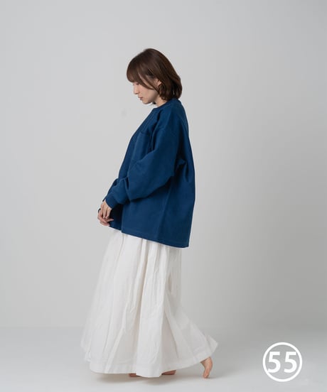 Super Epic Long Sleeve Tee　　　　　［本藍（濃） / 天然藍染］55