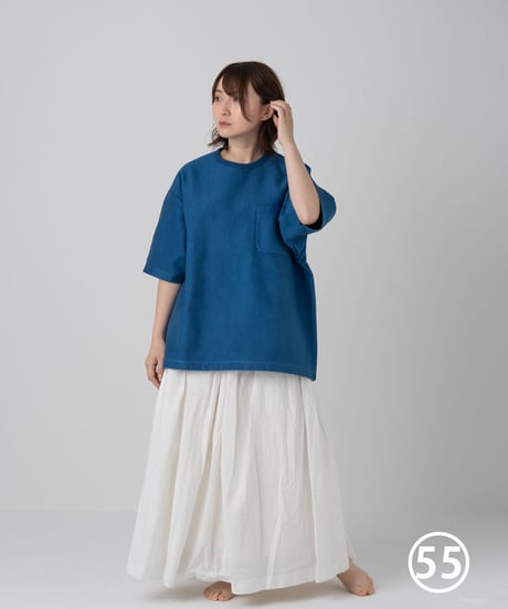 Super Epic Tee　　　　　　　　　　［本藍（淡） / 天然藍染］33・55