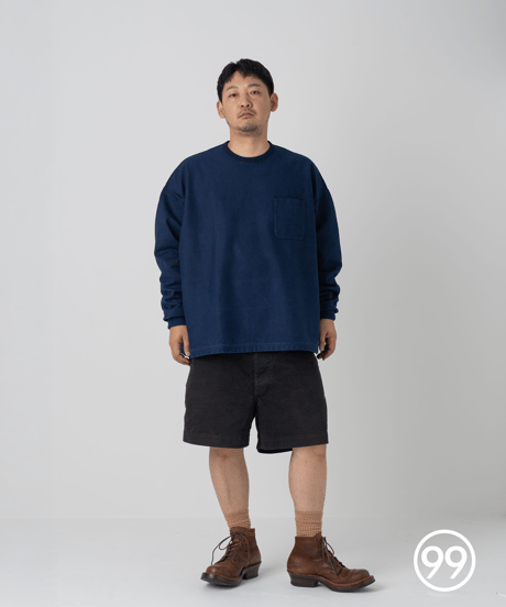Super Epic Long Sleeve Tee　　　　　［本藍（勝） / 天然藍染］99