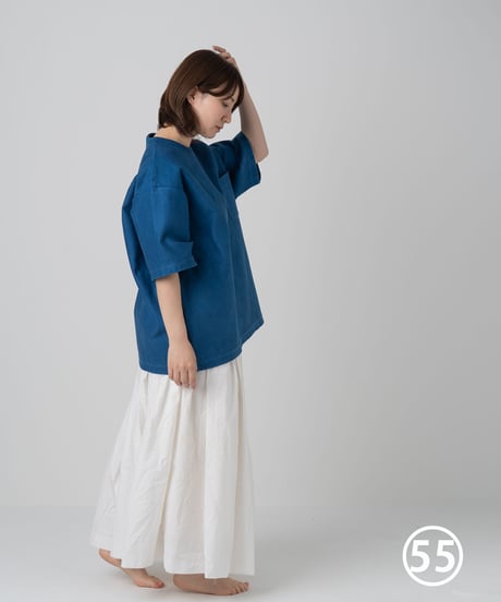 Super Epic Tee　　　　　　　　　　［本藍（淡） / 天然藍染］33・55