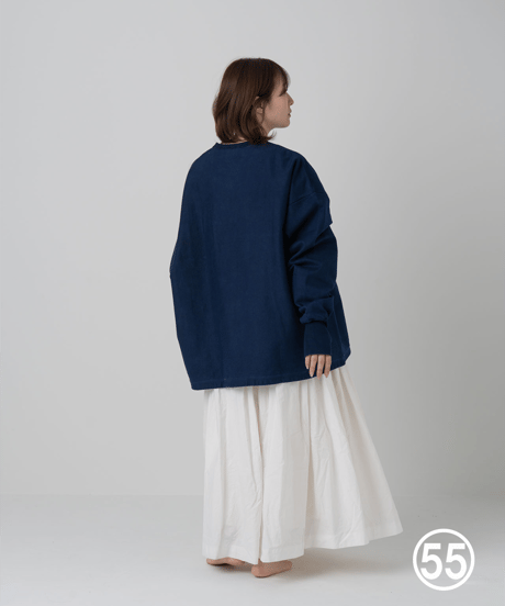 Super Epic Long Sleeve Tee　　　　　［本藍（勝） / 天然藍染］55