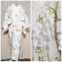 スペシャル襦袢⑤改良衿芯付★夏物・絽・正絹アンティーク・身丈125・裄62・袖丈41