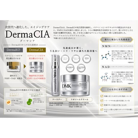 DermaCIA（ダーマシア）プレミアム 3STEP スキンケアセット