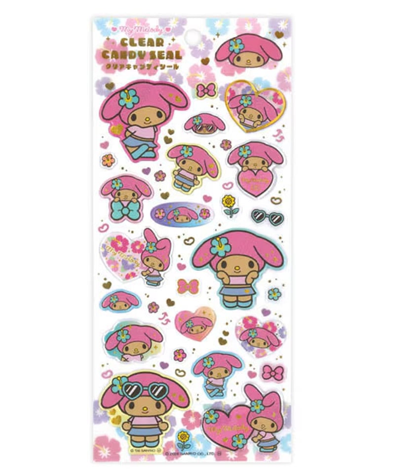 サンリオキャラクターズ日焼け‼️クリアキャンディシール4種✖️10枚　未開封‼️新品 サンリオキャラクターズ サンリオ 日焼けシリーズ クリアキャンディ