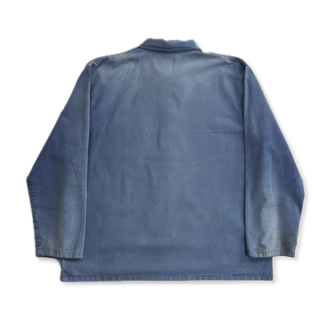 70s French Work Jacket "Faded Ink Blue"