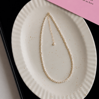 mini baroque pearl necklace　SH1146