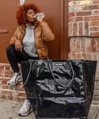HULKEN BAG  BLACK ハルケン ローリングトート バッグ