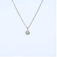 SOL Larimar Necklace【gold】