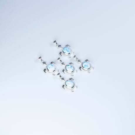 Larimar Honu Necklace【silver】