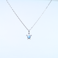 Larimar Honu Necklace【silver】