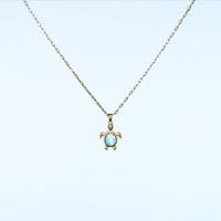 Larimar Honu Necklace【gold】