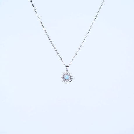 SOL Larimar Necklace【silver】