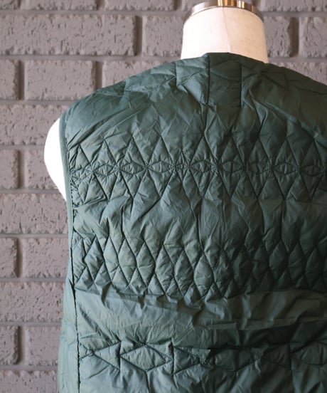 〈SOUTH2 WEST8〉x〈TAION〉 Inner Down Vest / Green
