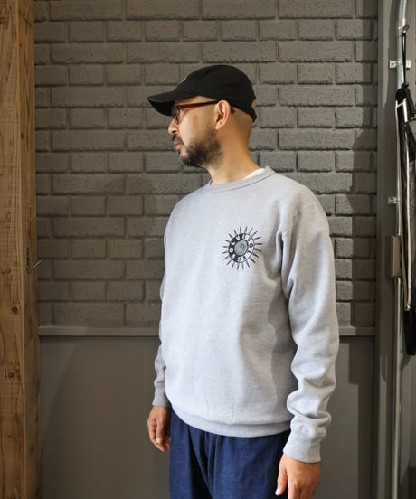 〈RAY TROLL〉Evolve Crew Fleece Neck Sweat / Heather Grey