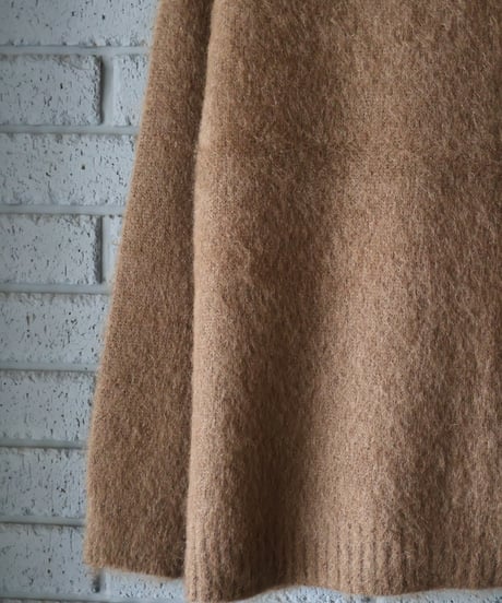 〈NEEDLES〉Mohair Crew Neck Cardigan - Solid