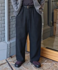 〈go-getter〉Over Dye Vintage Linen Pants / Black