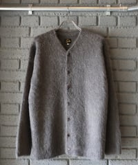 〈NEEDLES〉Mohair Crew Neck Cardigan - Solid