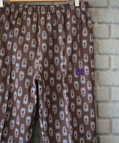 〈NEEDLES〉Track Pant - Poly Jq. / Frog Eye
