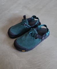 〈BEDROCK SANDALS〉 Mountain Clog Suede Leather / Cascade Green