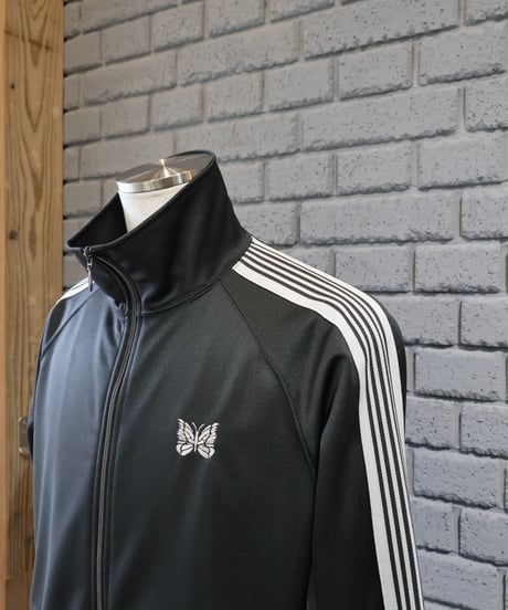 〈NEEDLES〉Track Jacket - Poly Smooth / Charcoal
