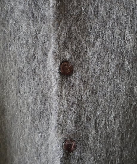 〈NEEDLES〉Mohair Crew Neck Cardigan - Solid