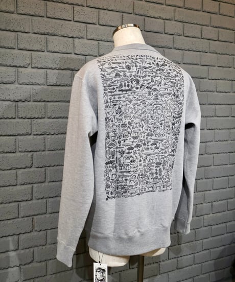 〈RAY TROLL〉Evolve Crew Fleece Neck Sweat / Heather Grey