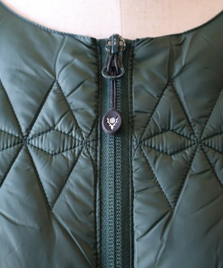 〈SOUTH2 WEST8〉x〈TAION〉 Inner Down Vest / Green