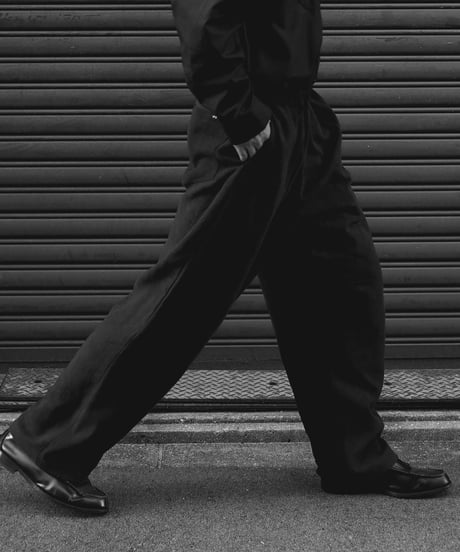 〈go-getter〉Remake Over Dye Vintage Linen Pants / Black