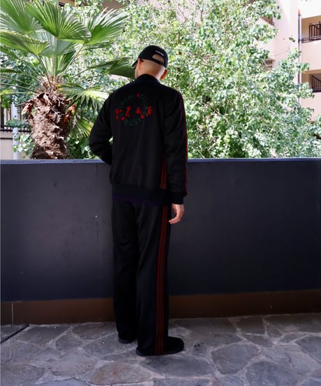 〈NEEDLES〉x〈A TRIBE CALLED QUEST〉 Track Pant - Poly Smooth / Black