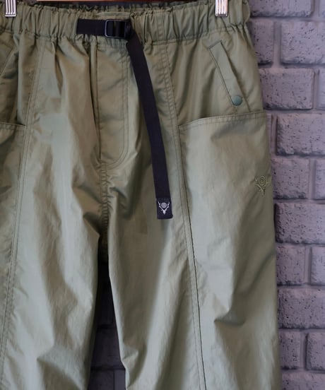 〈SOUTH2 WEST8〉Belted C.S.Pant - Nylon Tussah