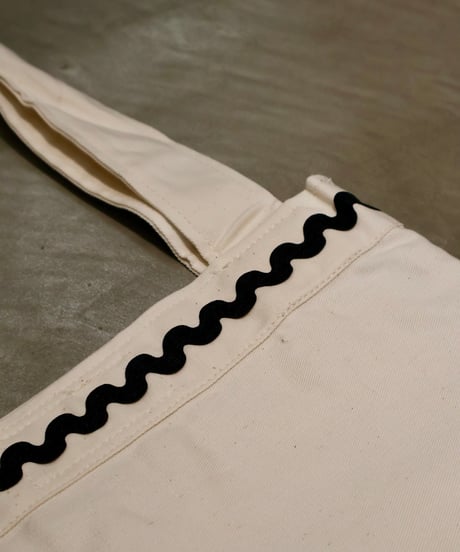 〈PRETTY PLAIN〉Blue Bird Flour Book Bag / Natural