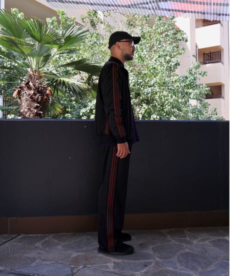 〈NEEDLES〉x〈A TRIBE CALLED QUEST〉 Track Pant - Poly Smooth / Black