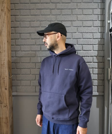 〈RAY TROLL〉Electric Fish Fleece Hoodie / Navy