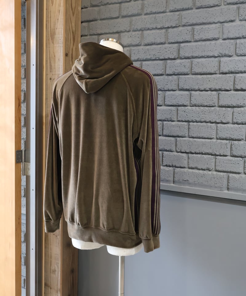 c*y様 【NEEDLES】【美品】TRACK HOODY - C/PE VEL NEEDLES〉Track Hoody - C/PE Velour / Taupe | Ma
