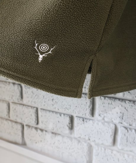 〈SOUTH2 WEST8〉Half Zip Shirt - Poly Fleece