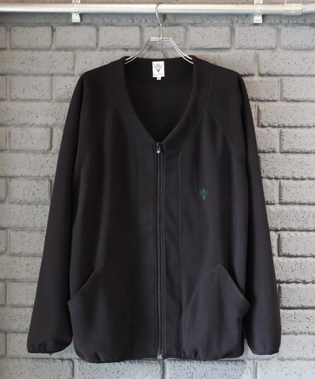 〈SOUTH2 WEST8〉Zipped Cardigan - Poly Fleece
