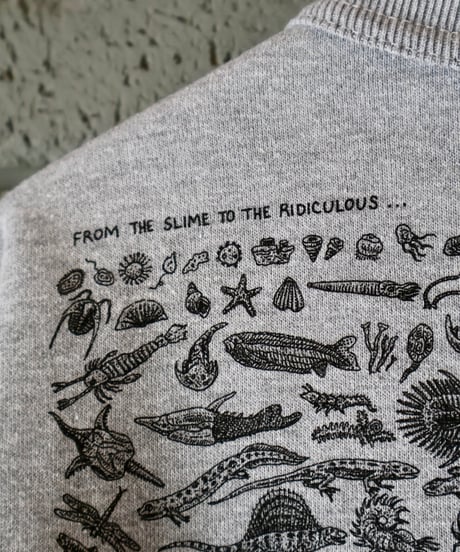 〈RAY TROLL〉Evolve Crew Fleece Neck Sweat / Heather Grey