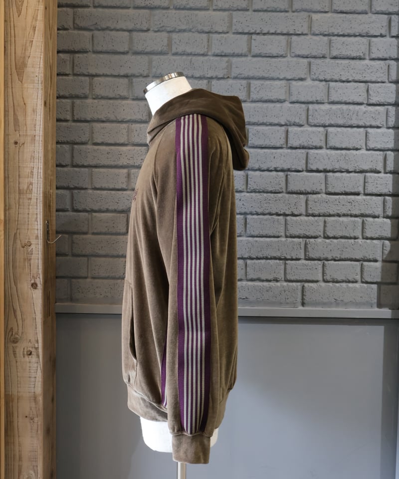 NEEDLES〉Track Hoody - C/PE Velour / Taupe | Ma